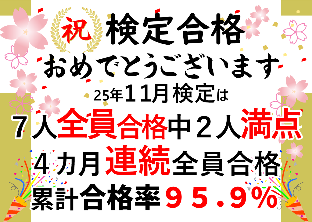プログラム検定に合格ろう！